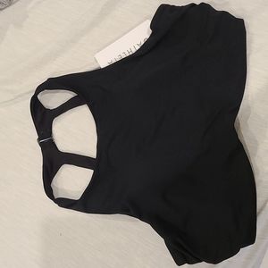 ATHLETA Maldives High Neck Bikini Top 40 D DD | Black Swim